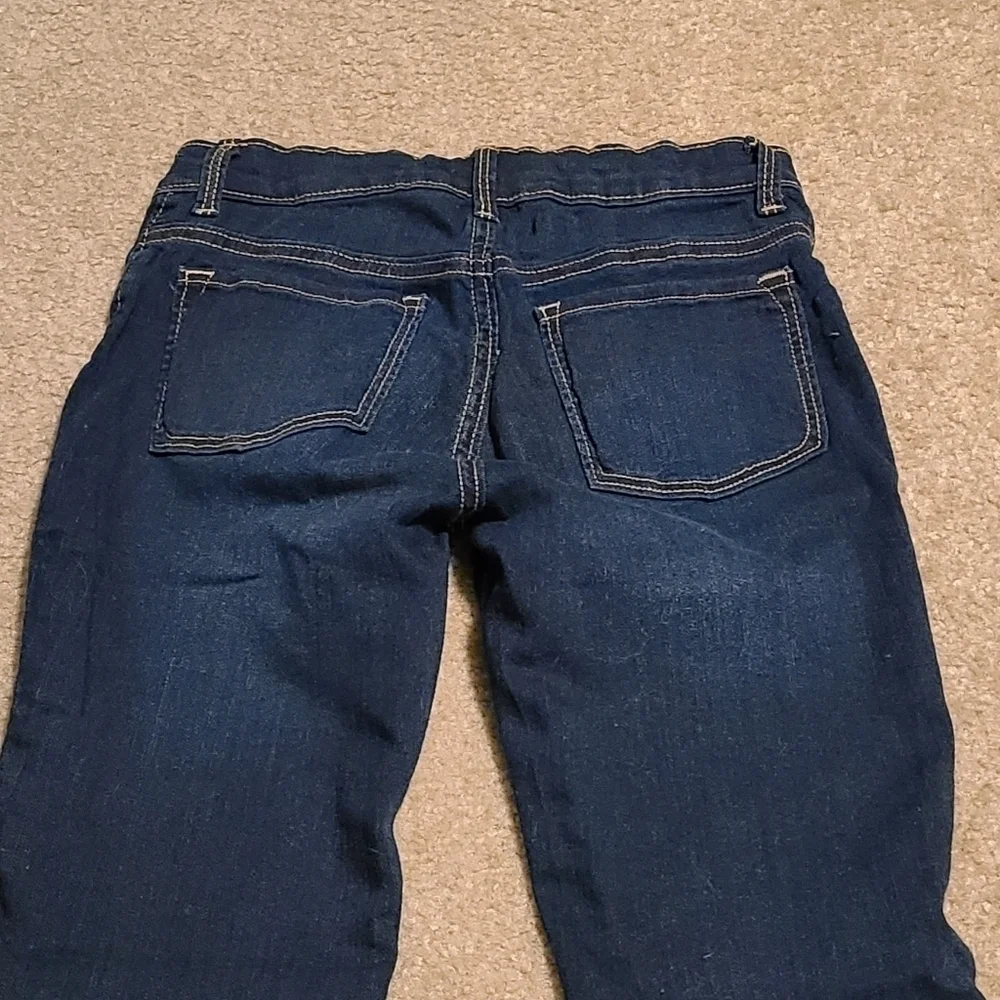 𝅺OLD Navy Girl's Rockstar Blue Jeggings, size 12